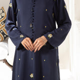 MIDNIGHT- 2 PIECE EMBROIDERED SUIT (STITCHED)