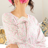 BLOSSOMS- 2 PIECE PRINTED SUIT (STITCHED)